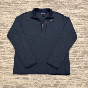 Patagonia Better Sweater Fleece Jacket Men’s Medium 1/4 Zip Outdoor Hike Trail
